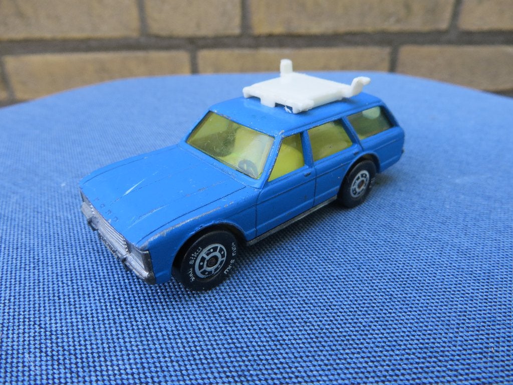 Siku Ford Granada Turnier blauw, Ophalen of Verzenden, Gebruikt, Auto