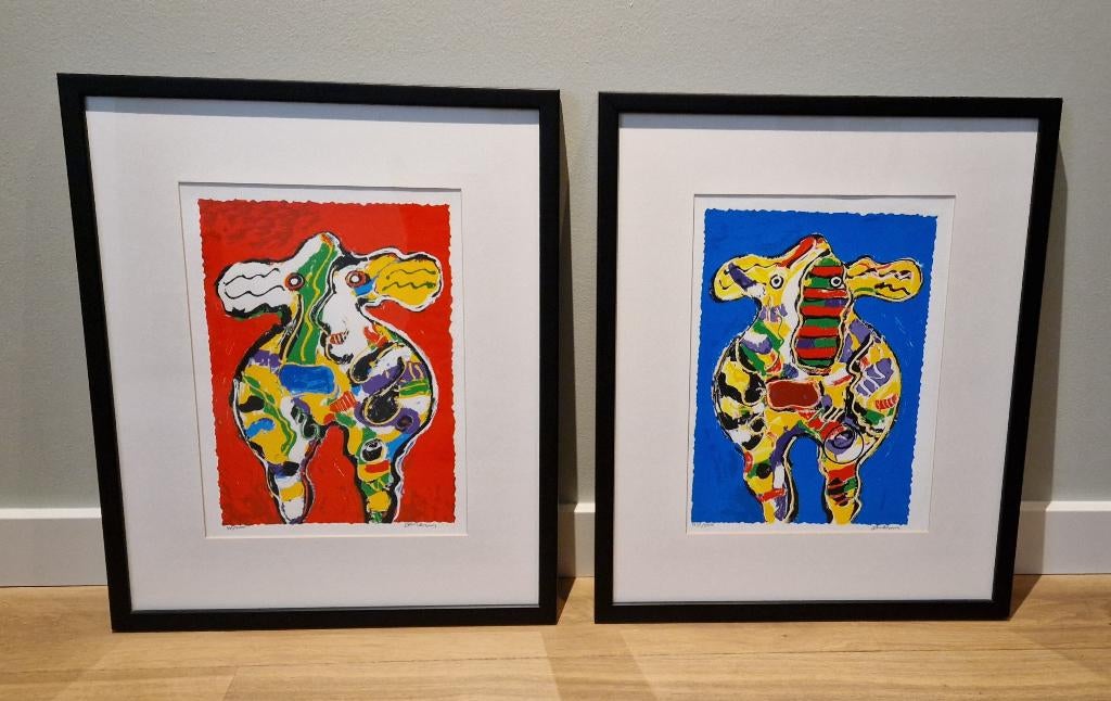 Zeefdruk Peter Diem, Antiek en Kunst, Kunst | Litho's en Zeefdrukken, Ophalen