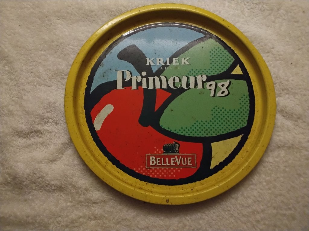 Belle-Vue Kriek Primeur '98, Verzenden, Zo goed als nieuw, Glas of Glazen, Overige merken