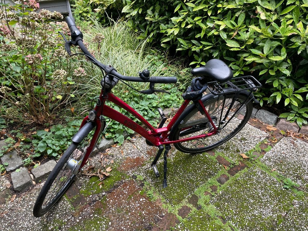 ALDO rode dames fiets - frame 53, Fietsen en Brommers, Gebruikt, Versnellingen, 50 tot 53 cm, Schijfrem