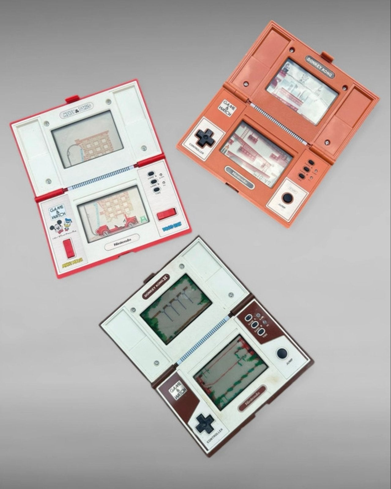 Nintendo Game & Watch Multi Screen set: Donkey Kong, Mickey, Ophalen of Verzenden, Nintendo, Gebruikt
