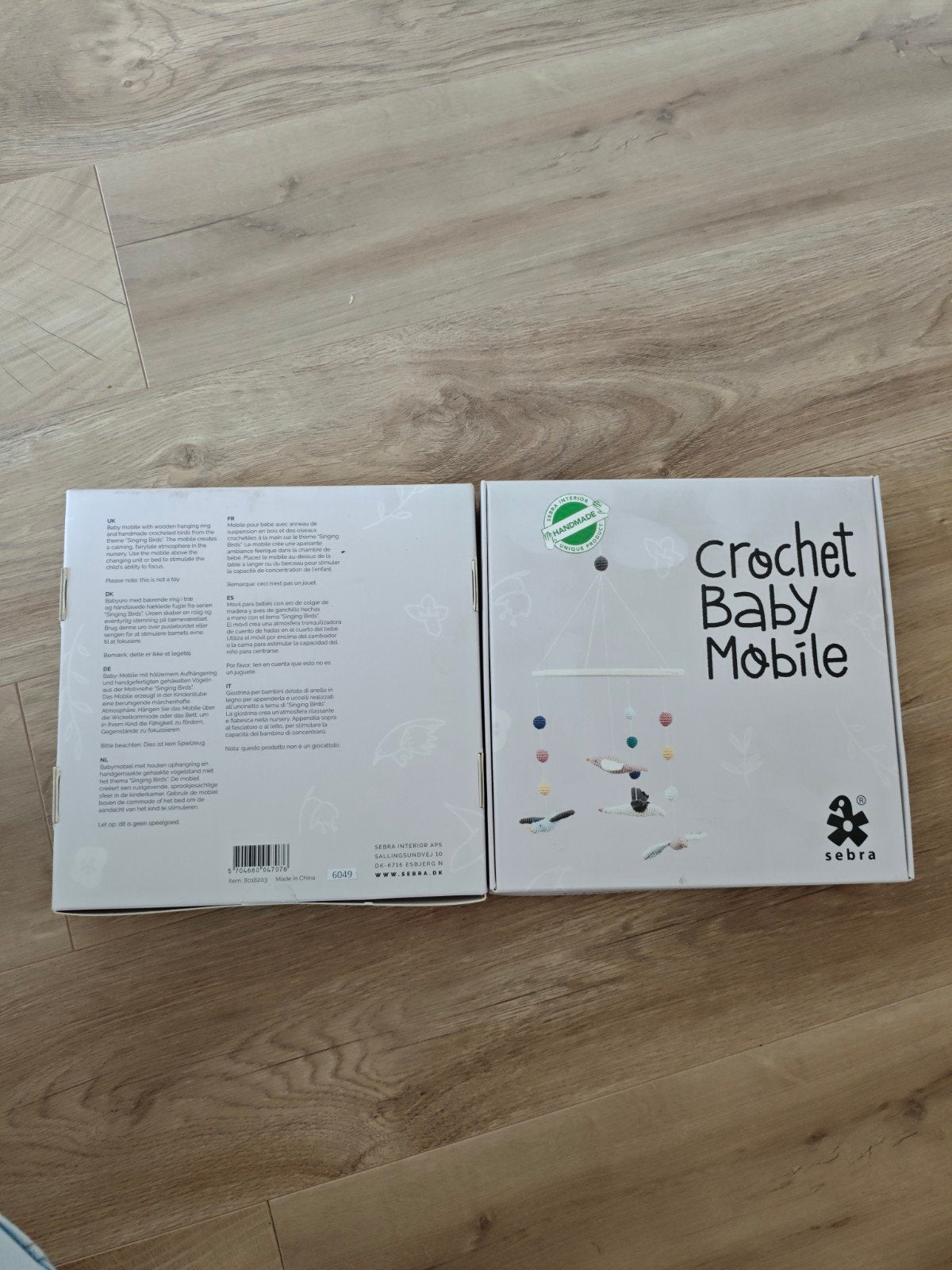 2x Sebra Baby Mobiel 'Birds' - Nieuw in doos, Ophalen of Verzenden, Nieuw, Mobiel