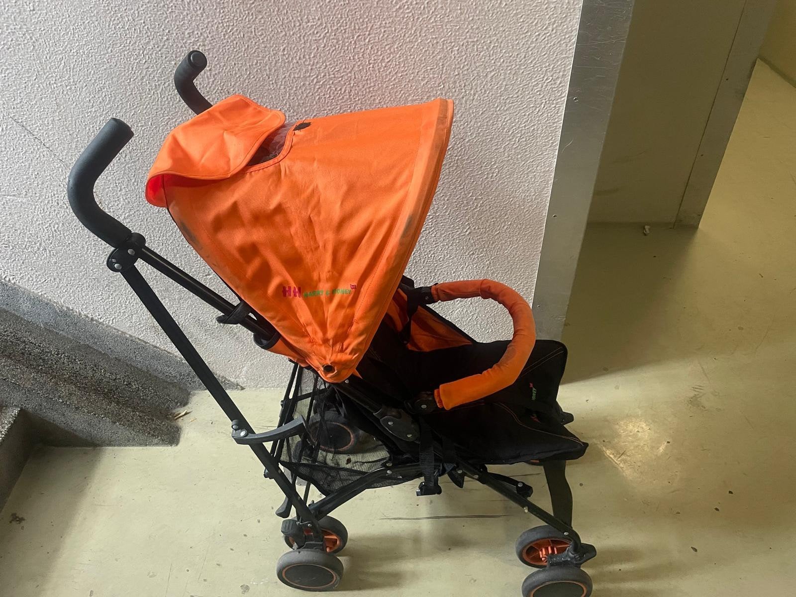 Handige paraplu buggy - Oranje, Kinderen en Baby's, Ophalen, Gebruikt, Overige merken