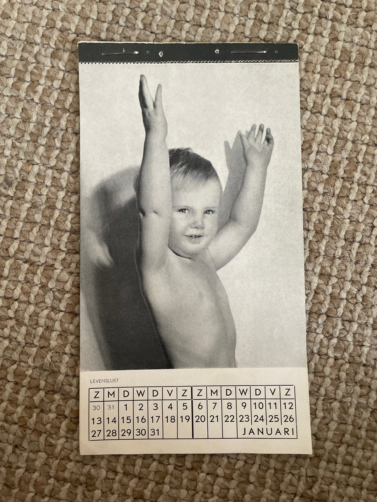 Kalender uit jaren 20-30, Ophalen of Verzenden, Maandkalender