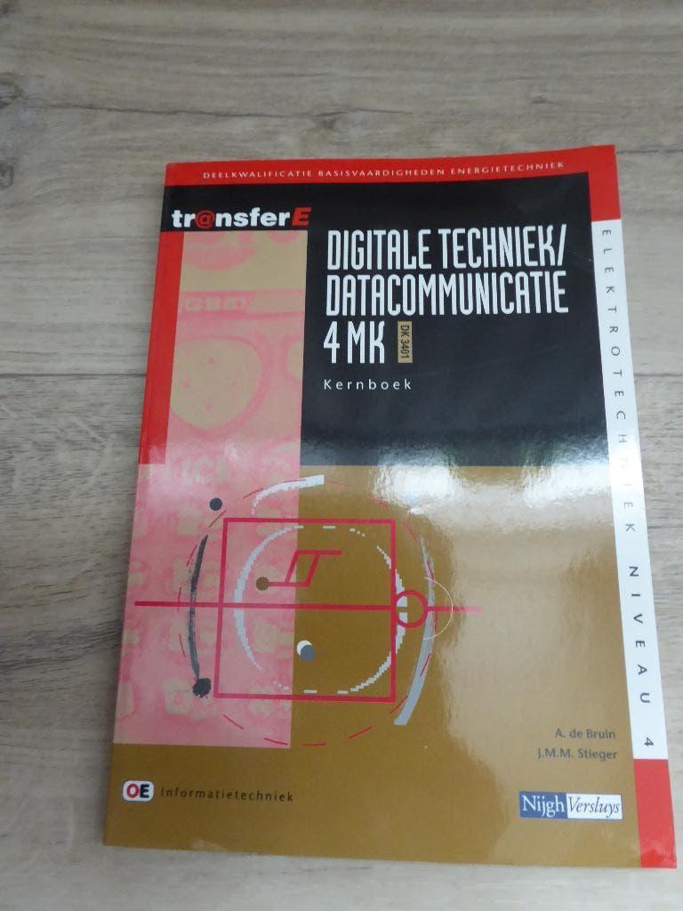 Digitale techniek/datacommunicatie 4 MK kernboek, Ophalen of Verzenden, Zo goed als nieuw, Overige niveaus