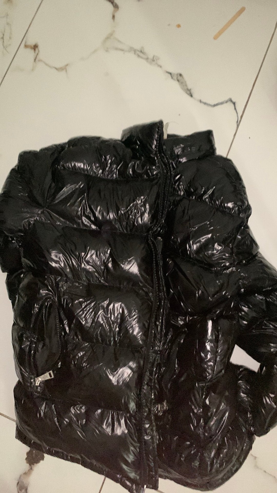 Moncler Maya Jas, Kleding | Heren, Ophalen of Verzenden, Gedragen, Maat 52/54 (L), Zwart