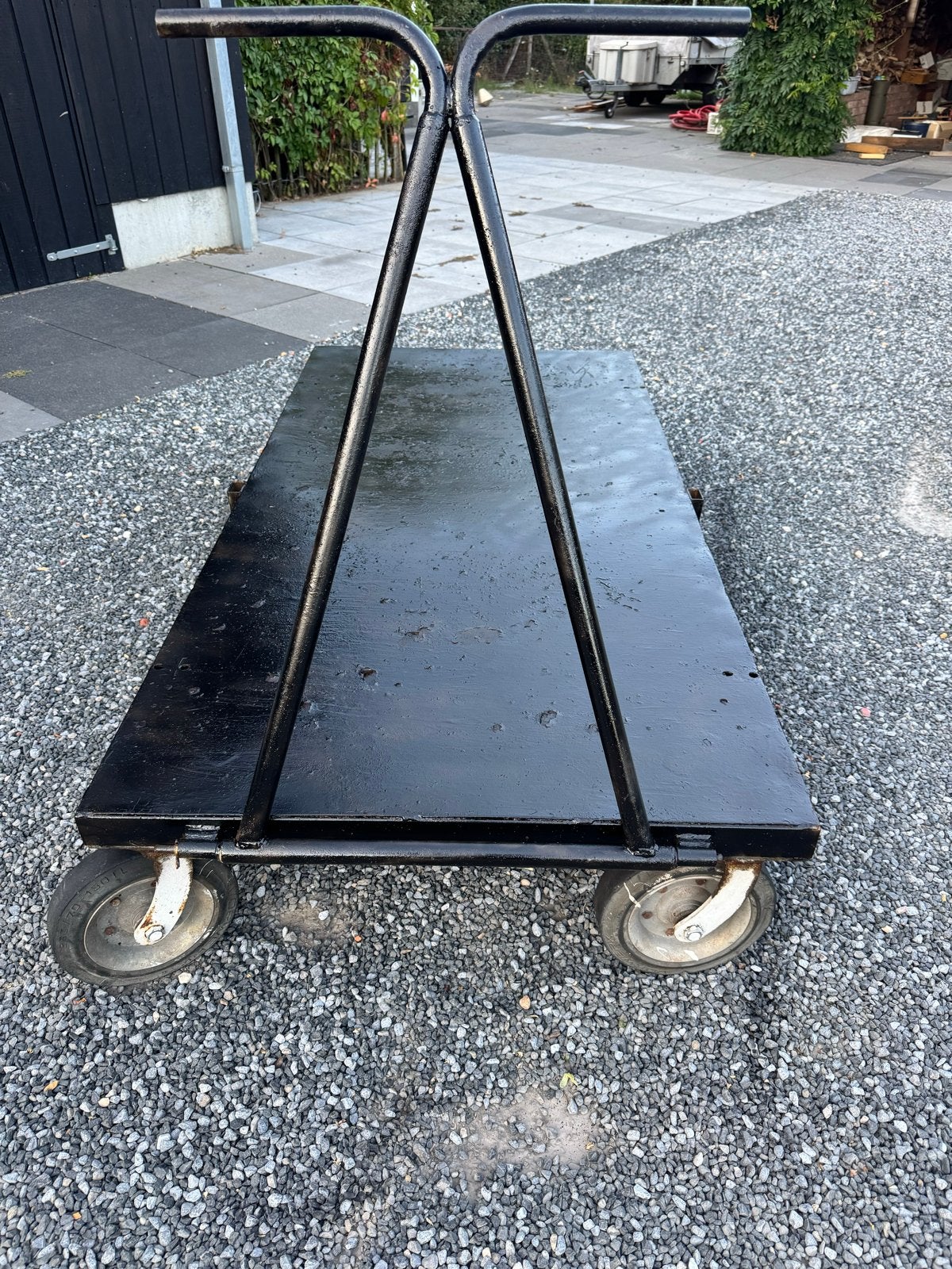 Stevige transportkar met handvatten / platte wagen, 100 liter of meer, Ophalen, Gebruikt, Transportkar