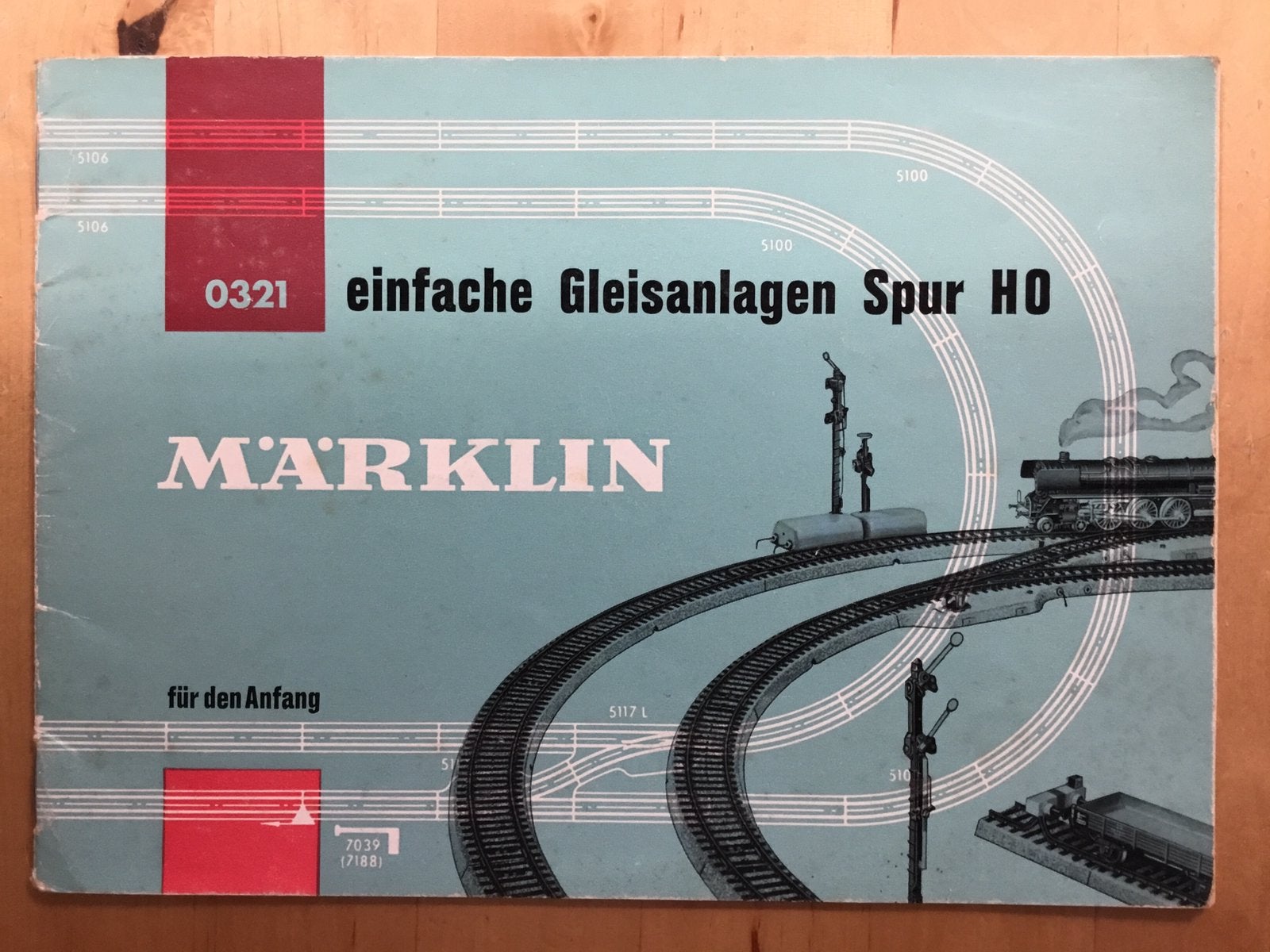 Marklin 0321 eenvoudige baanontwerpen, Hobby en Vrije tijd, Wisselstroom, Gebruikt, Märklin, Boek, Tijdschrift of Catalogus