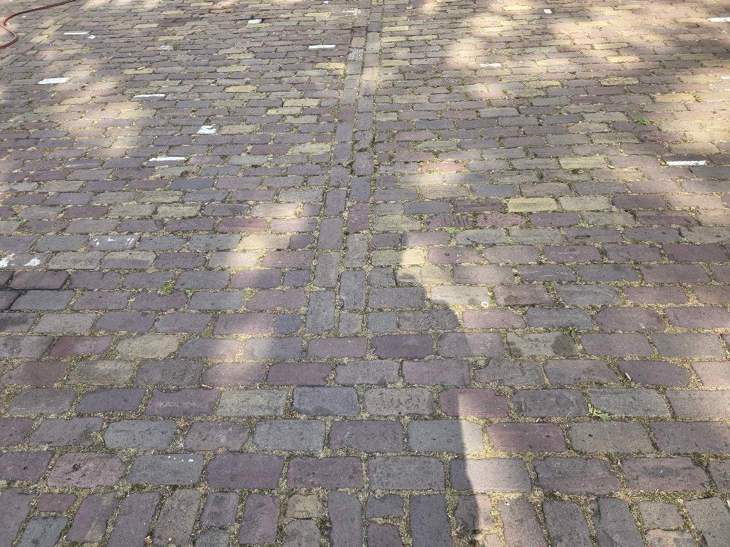 Oude gebakken klinkers, Keiformaat, Genuanceerd, WBEU, Tuin en Terras, Tegels en Klinkers, Overige materialen, Gebruikt, Klinkers