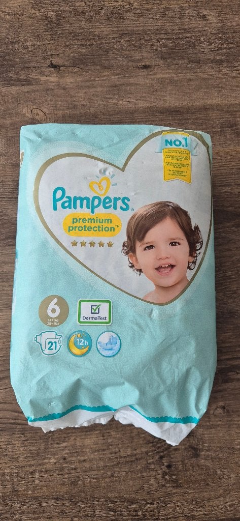 Pampers Premium Protection Luiers Maat 6 (21 stuks), Ophalen, Nieuw