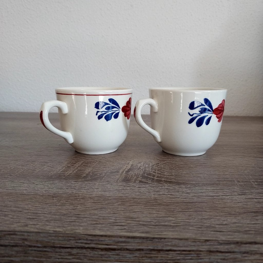 Boerenbont kopje, Ophalen of Verzenden, Gebruikt, Aardewerk, Kop(pen) en/of Schotel(s)