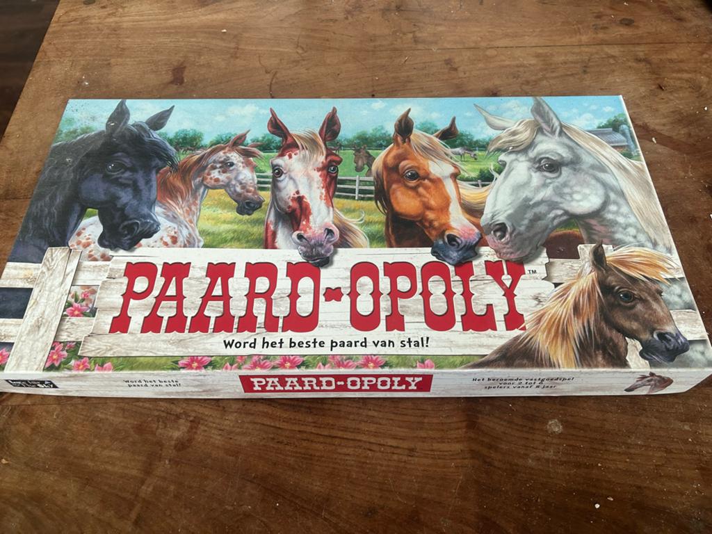 Paard-Opoly Bordspel - Word het beste paard van stal!, Drie of vier spelers, Ophalen, Zo goed als nieuw