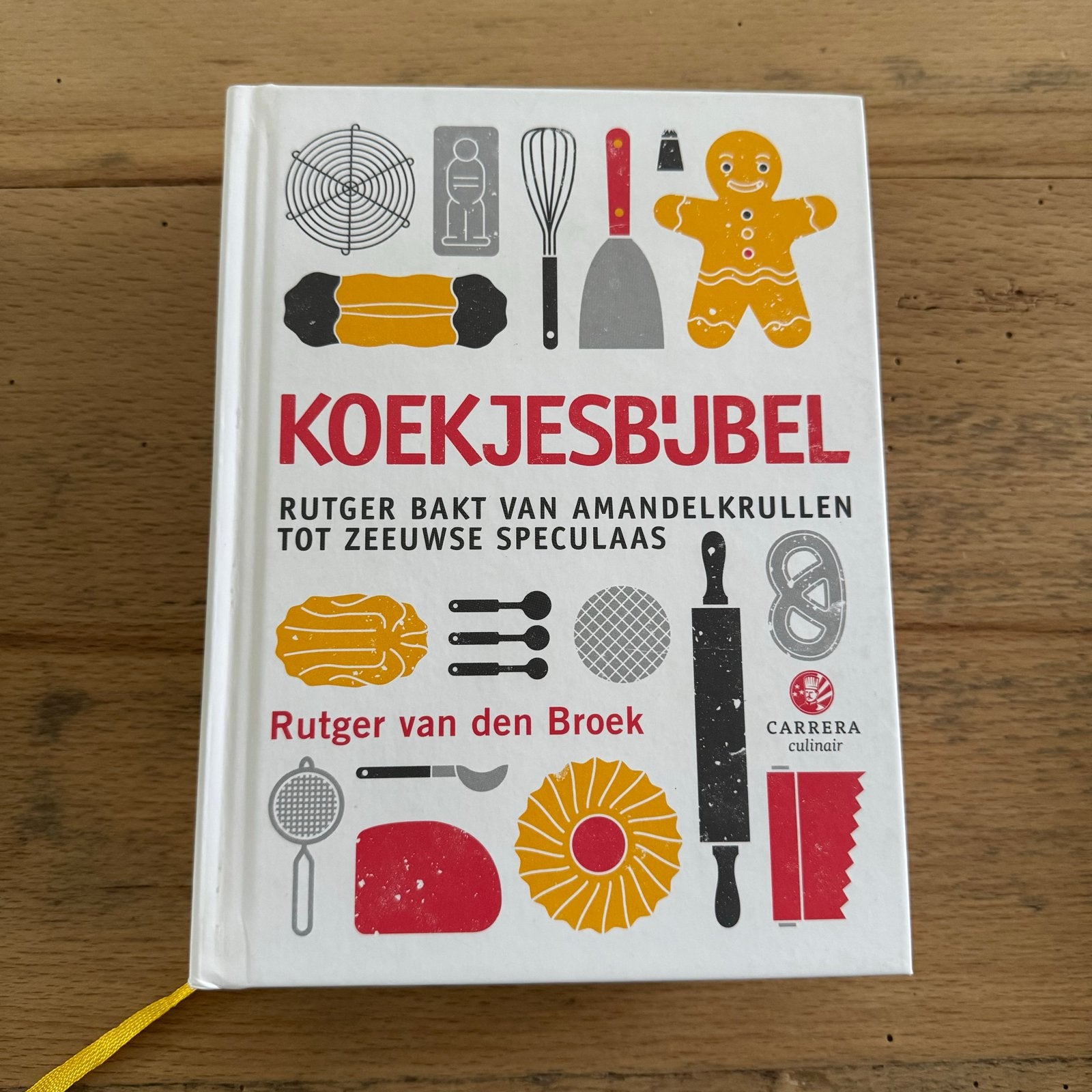 Koekjesbijbel van Rutger van den Broek, Verzenden, Zo goed als nieuw, Nederland en België, Taart, Gebak en Desserts