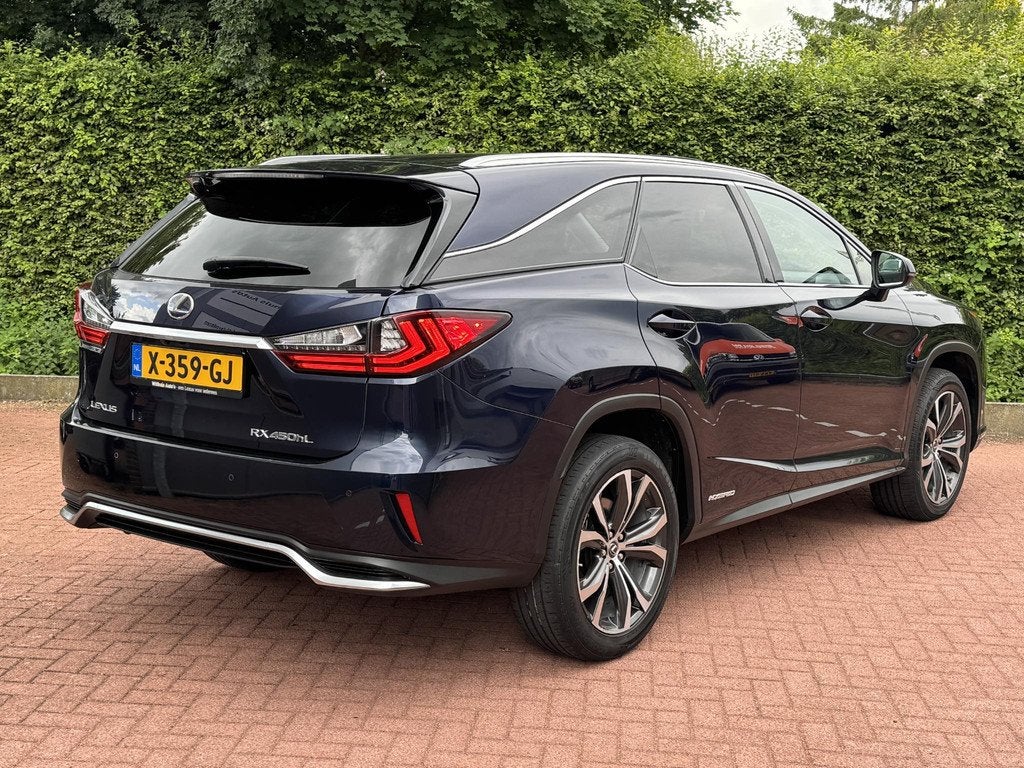 Lexus RX 450hL 4WD 7-zitter Dakraam Garantie (Nette auto!), Auto's, Lexus, Automaat, Gebruikt, Euro 6, Blauw
