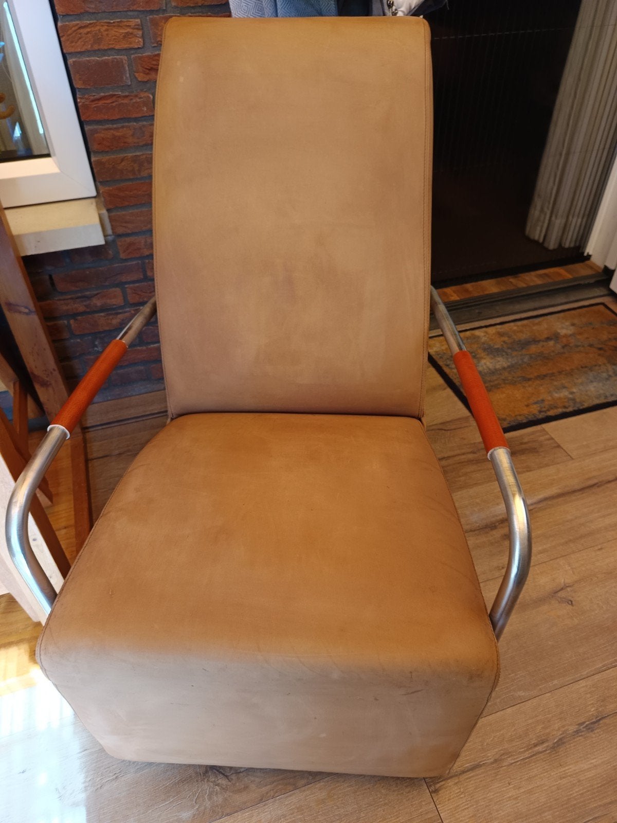 Design fauteuil van Gelderland, Jan des Bouvrie, Huis en Inrichting, Ophalen, Gebruikt, Design, Modern, 75 tot 100 cm
