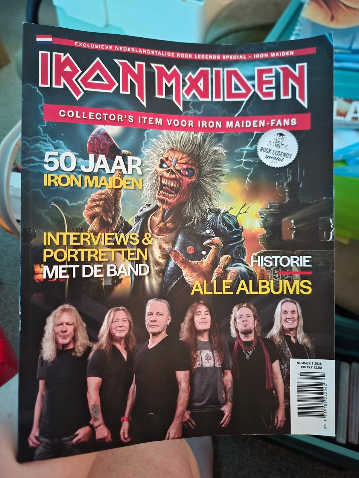 Iron Maiden Rock Legends Special - Nummer 1 2025, Boeken, Tijdschriften en Kranten, Ophalen, Zo goed als nieuw, Muziek, Film of Tv