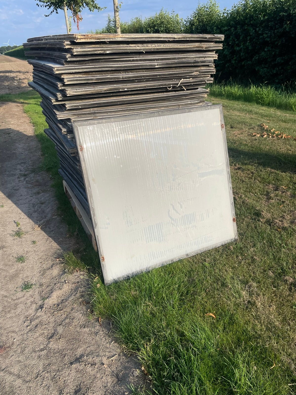 Polycarbonaat / melkglas platen - Diverse maten, Ophalen, Gebruikt, Overige materialen, Minder dan 20 mm