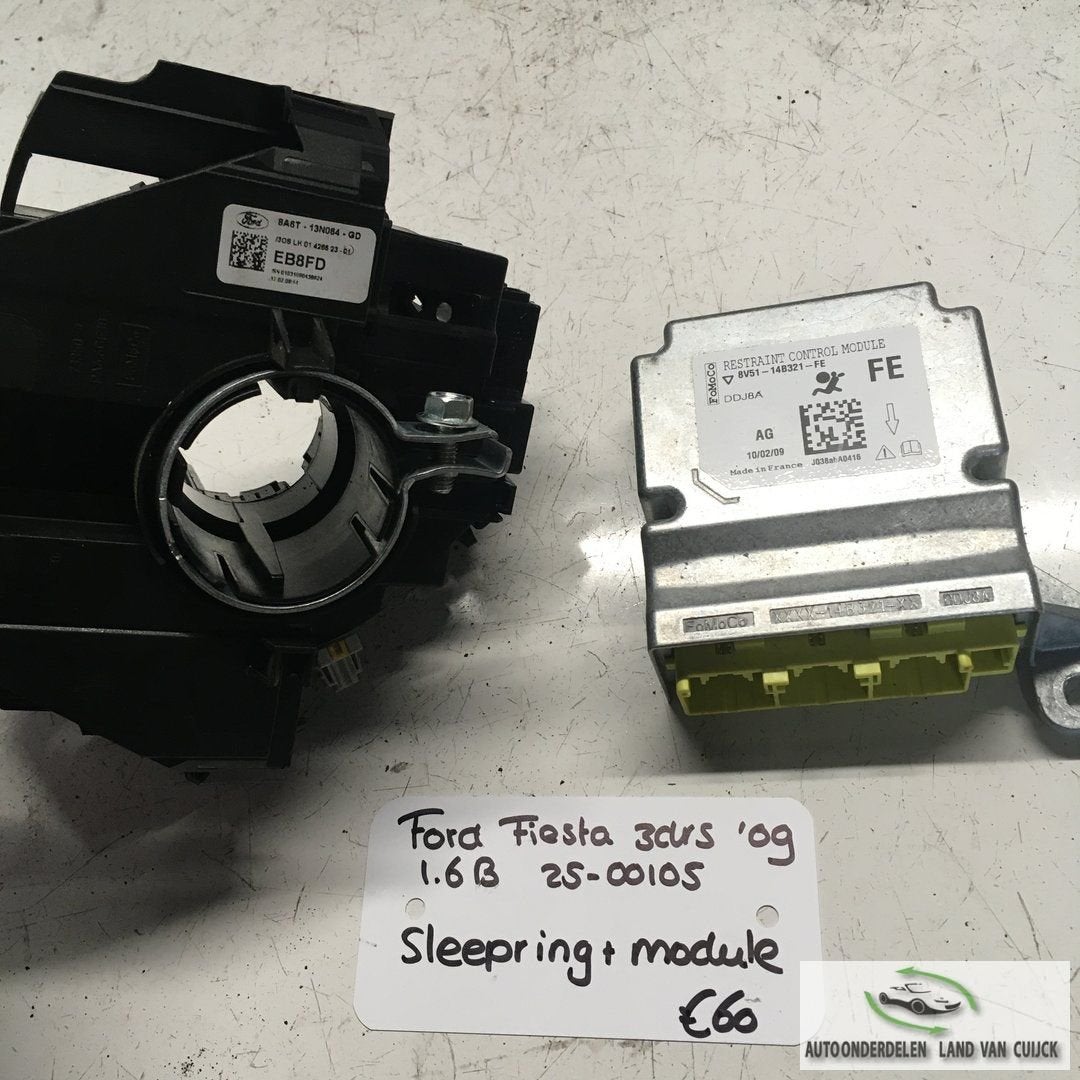 Ford Fiesta 3 drs 1.6 B 2009 2500105   Sleepring EB8FD met m, Gebruikt, -, -, Ophalen of Verzenden
