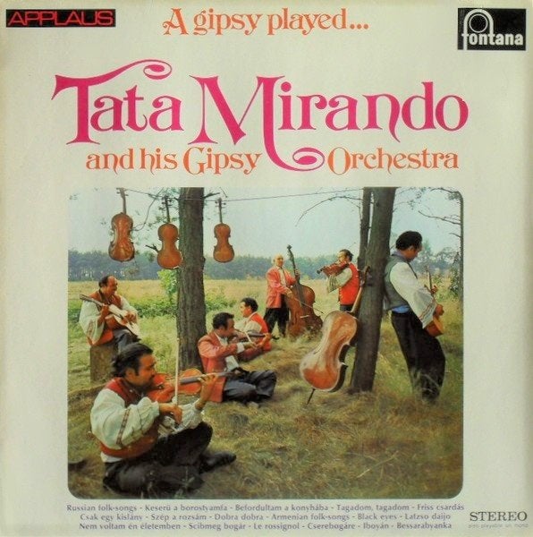 LP- Tata Mirando - a Gipsy played, Europees, Inclusief binnenhoes, Ophalen of Verzenden, Zo goed als nieuw