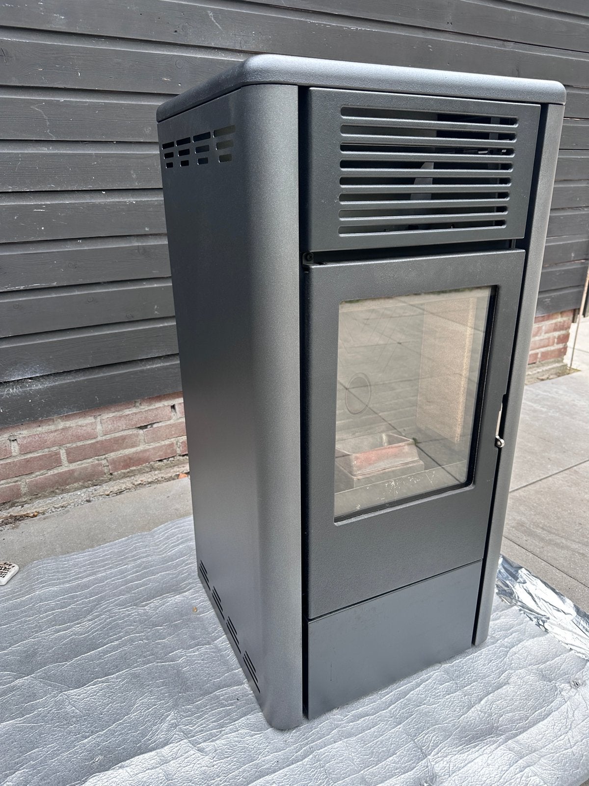 MCZ Gio pelletkachel 8kW, Ophalen, Gebruikt, Pelletkachel, Vrijstaand