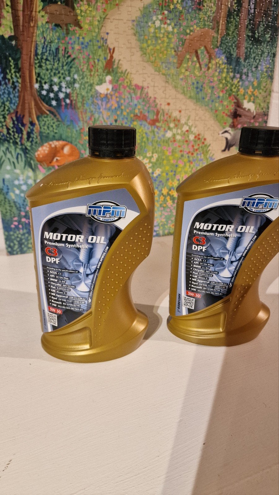 2 flessen MPM Motorolie Premium Synthetic C3 DPF 5W-30 (1 li, Ophalen of Verzenden, Nieuw, Overige automerken