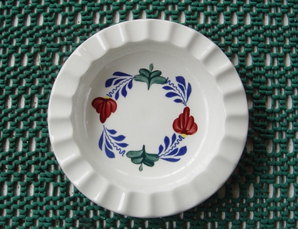 Nieuwe Boerenbont Asbak - Handgeschilderd - Ø 13 cm, Ophalen of Verzenden