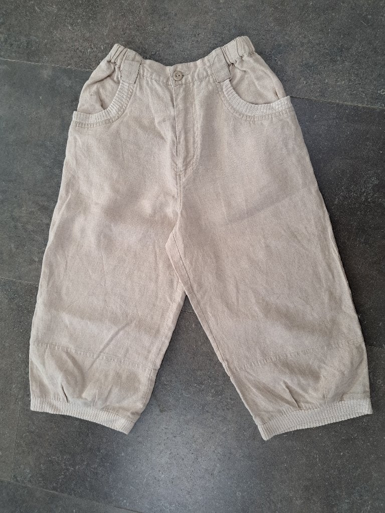 leuke linnen meisjesbroek merk NO-NO, maat 140/146, Broek, Meisje, Ophalen of Verzenden, Nono