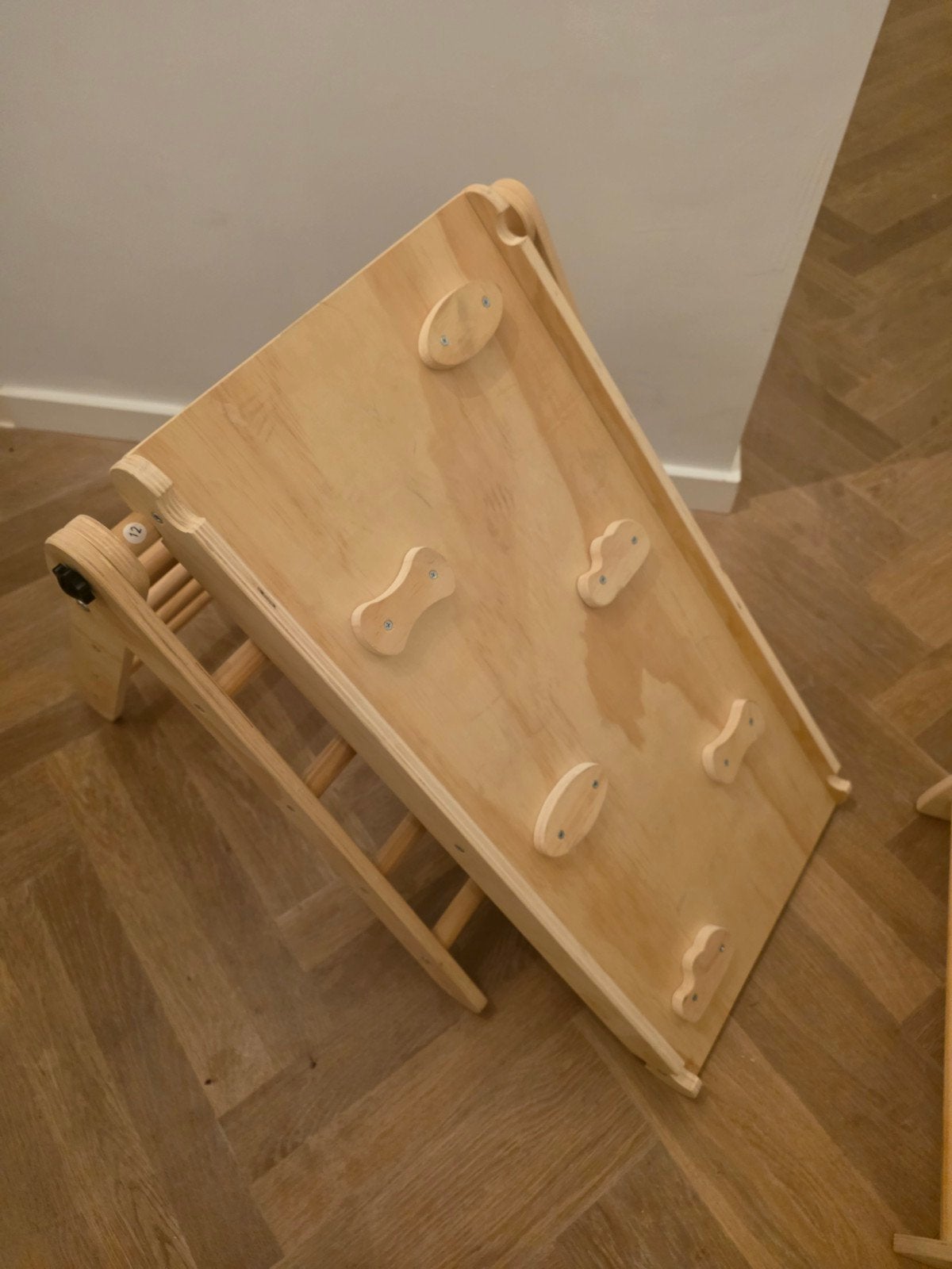 Montessori klimrek 3delig: glijbaan, schommelstoel, driehoek, Ophalen, Gebruikt, Glijbaan