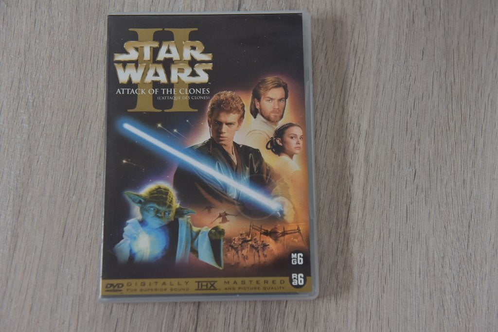 STAR WARS --- DEEL 2 ATTACK OF THE CLONES  2DVDbox, Vanaf 6 jaar, Verzenden, Zo goed als nieuw, Science Fiction
