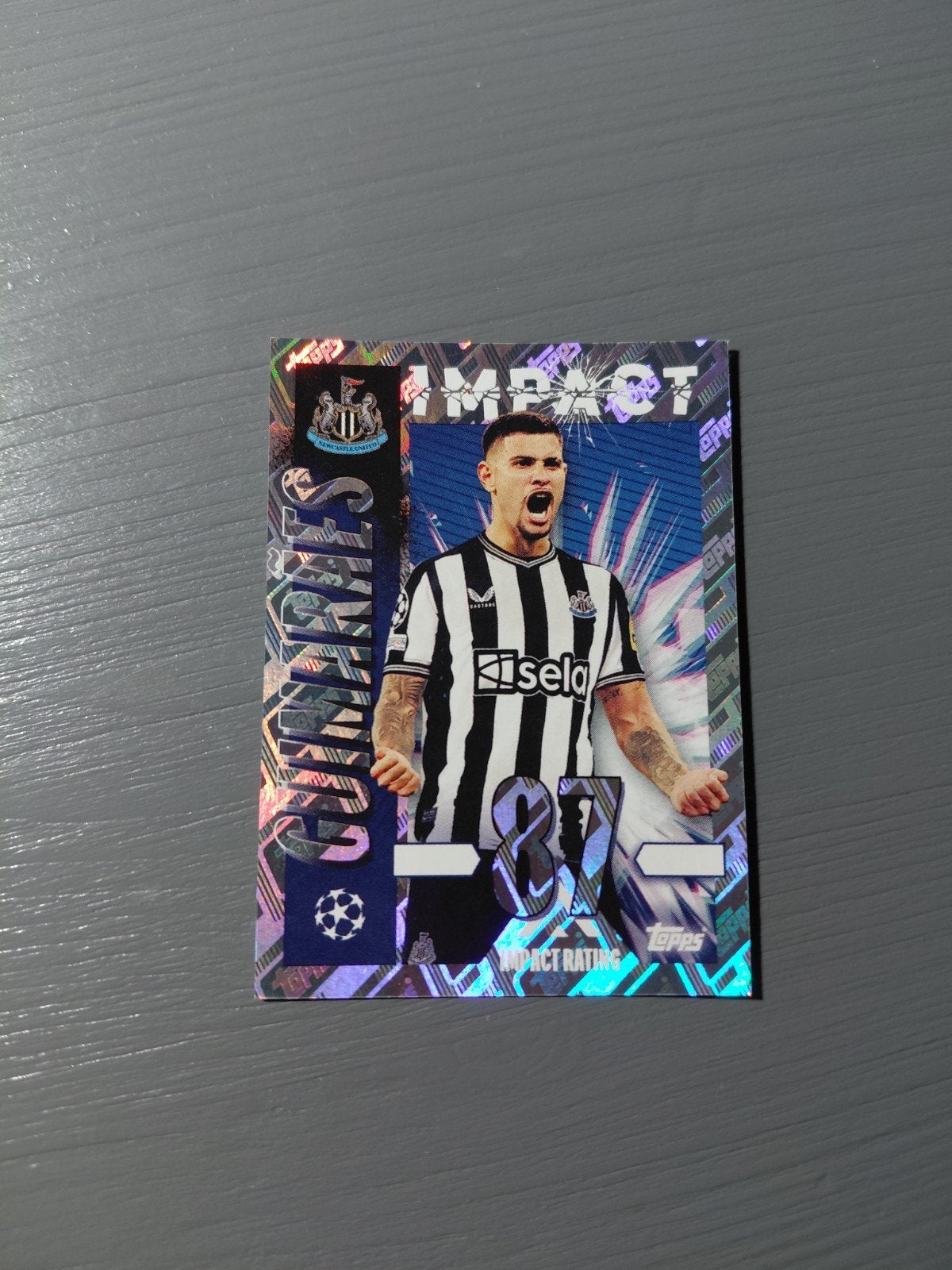 guimaraes (newcatsle/arsenal) topps 2023 impact, Verzamelen, Ophalen of Verzenden, Nieuw, Buitenlandse clubs, Spelerskaart