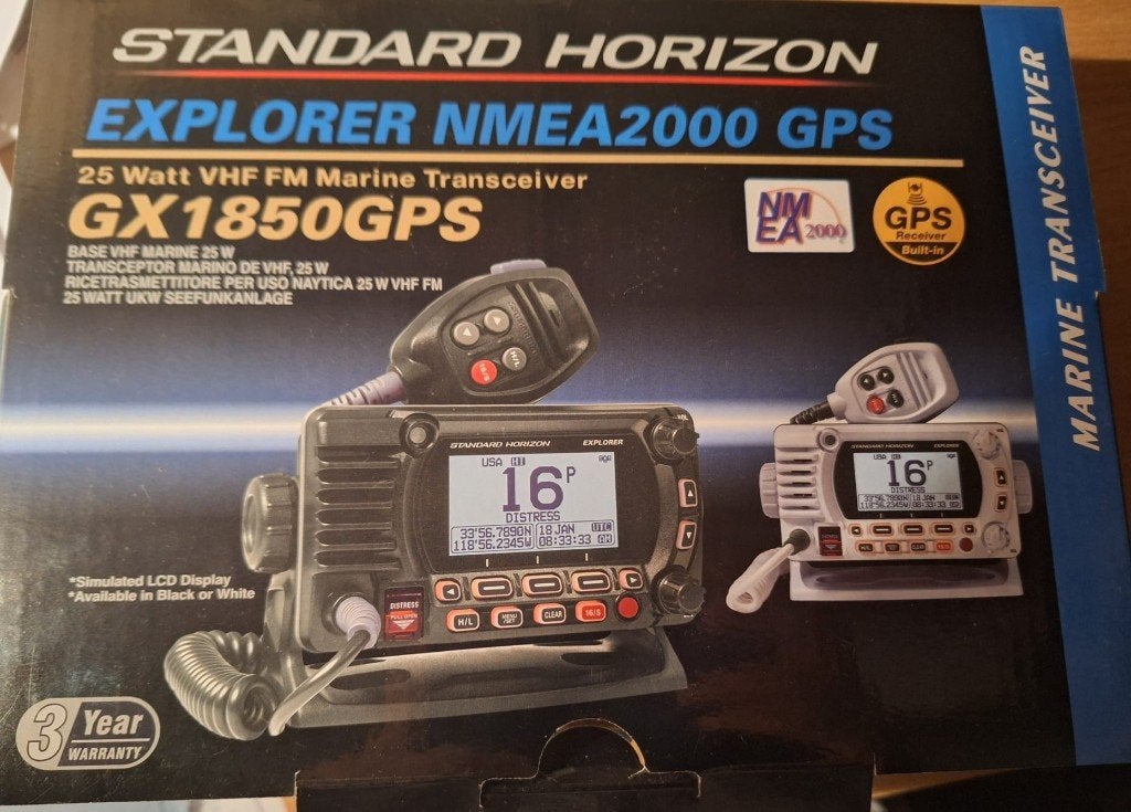 NIEUW: Standard Horizon GX1850GPS/E Marifoon (NMEA2000), Ophalen of Verzenden, Nieuw, Communicatie