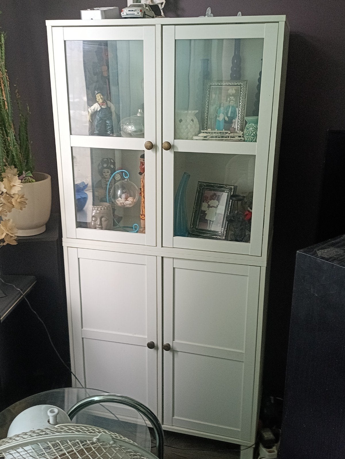 vitrine kast te koop, Ophalen, 50 tot 100 cm, Zo goed als nieuw, 150 tot 200 cm
