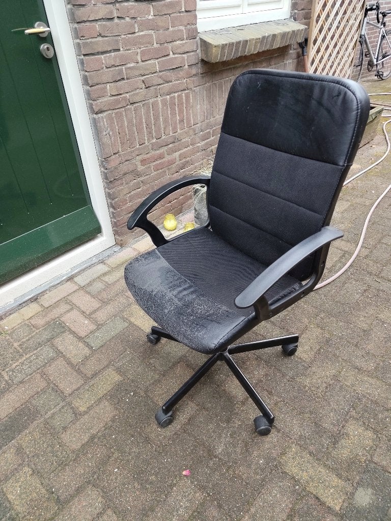 bureaustoel ikea, Ophalen of Verzenden, Gebruikt, Zwart, Bureaustoel