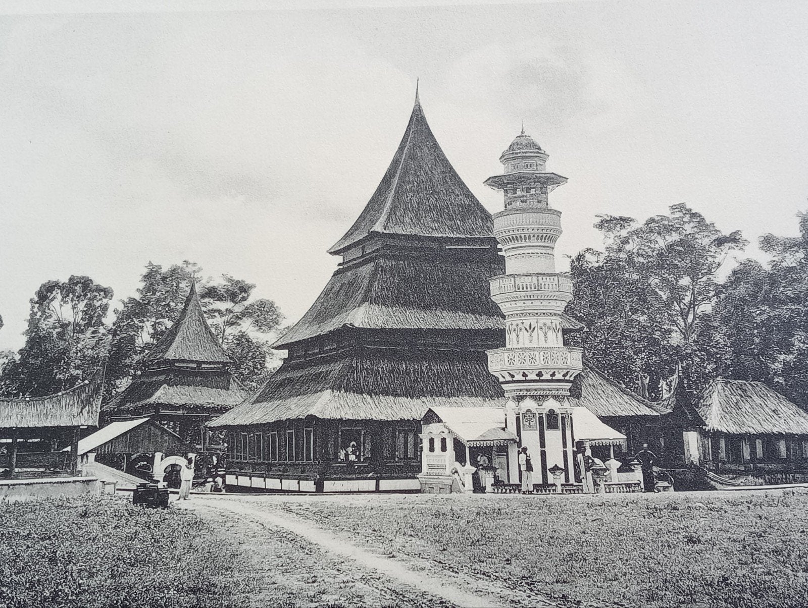 Fotogravure Indonesië Indonesia Nederlands Indië 1910, Ophalen of Verzenden, Voor 1940, Gebruikt, Overige onderwerpen