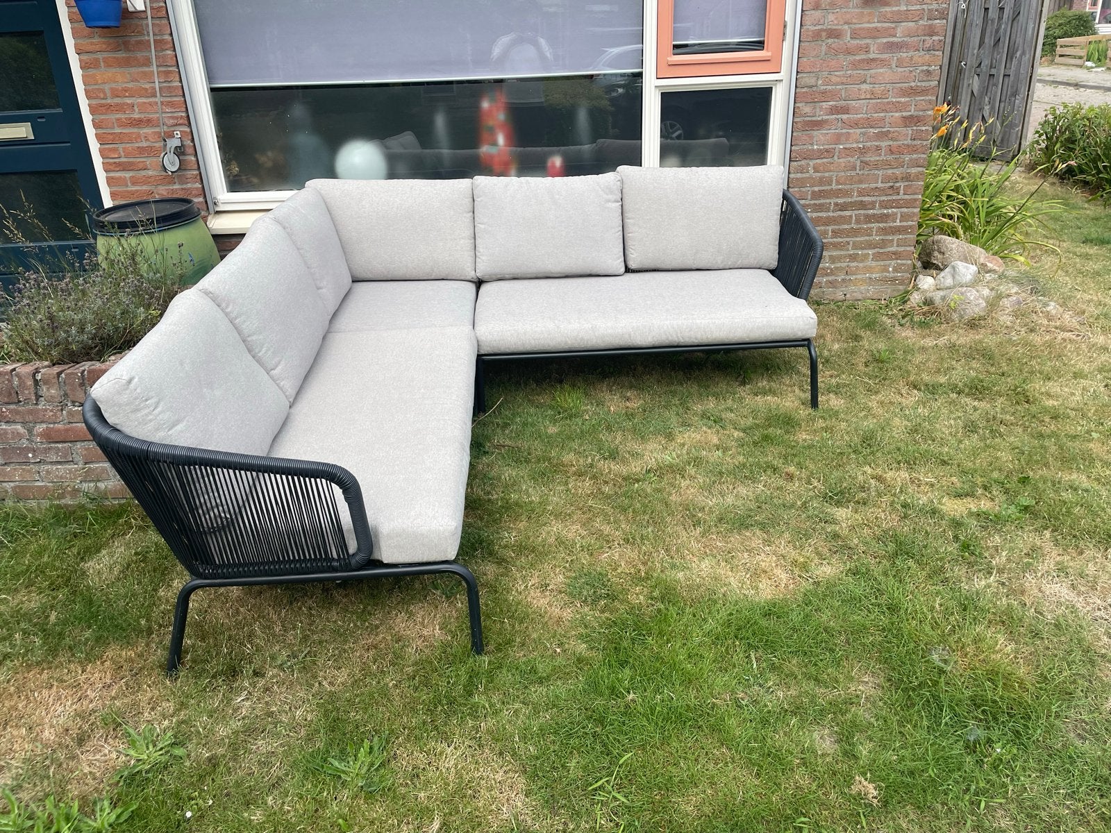 Karwei Kopenhagen loungeset, Ophalen, 4 zitplaatsen, Zo goed als nieuw, Loungeset