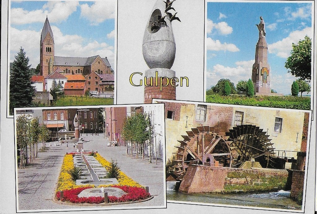 Ch9 Gelopen ansichtkaart Gulpen, Verzamelen, Ophalen of Verzenden, 1980 tot heden, Gelopen, Limburg