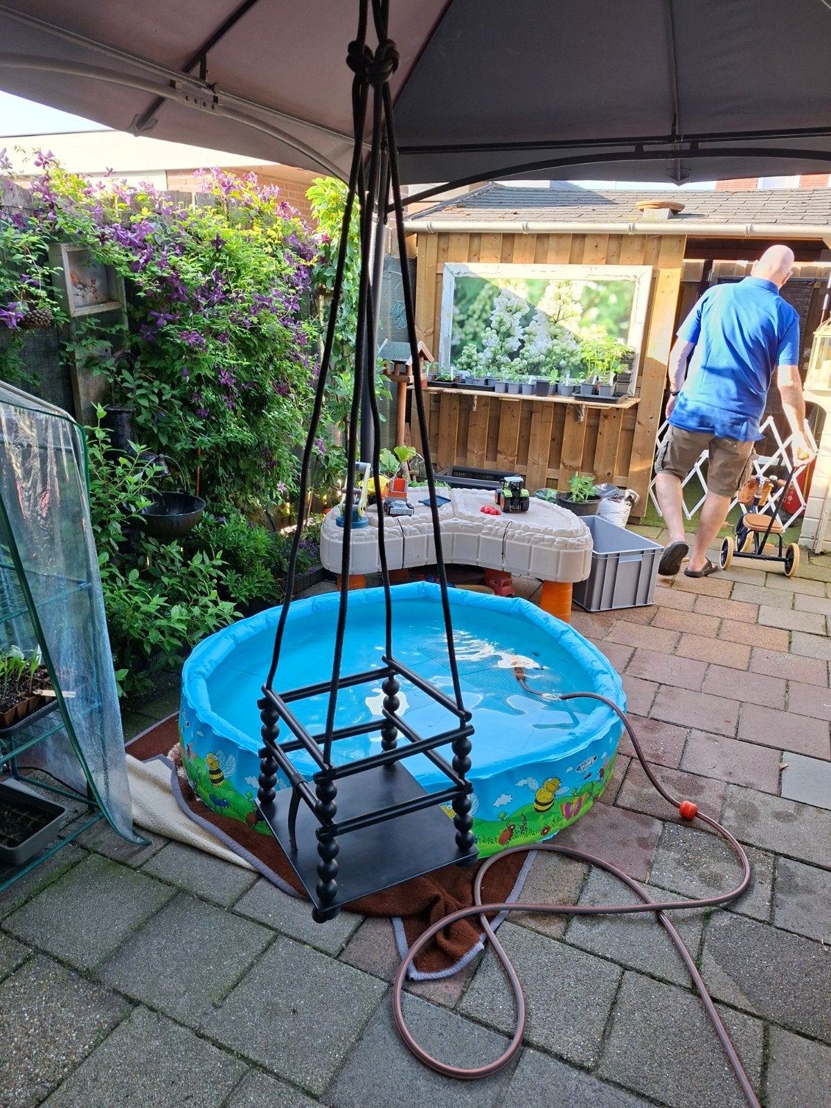 Babyschommel - Altijd binnen gebruikt, Ophalen of Verzenden, Gebruikt, Schommel