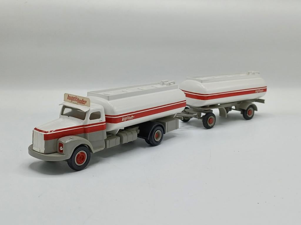 Code 3 Scania LS76 tankwagen combi Hugelshofer, Hobby en Vrije tijd, Modelauto's | 1:50, Ophalen of Verzenden, Zo goed als nieuw
