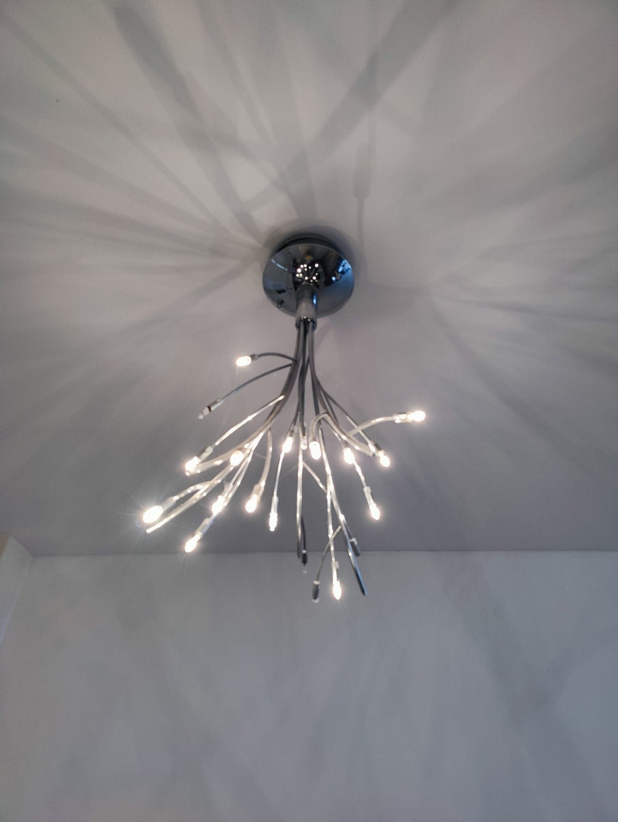 Moderne LED Plafondlamp - Boomtak Design, Overige fittingen, Ophalen of Verzenden, Zo goed als nieuw, Metaal