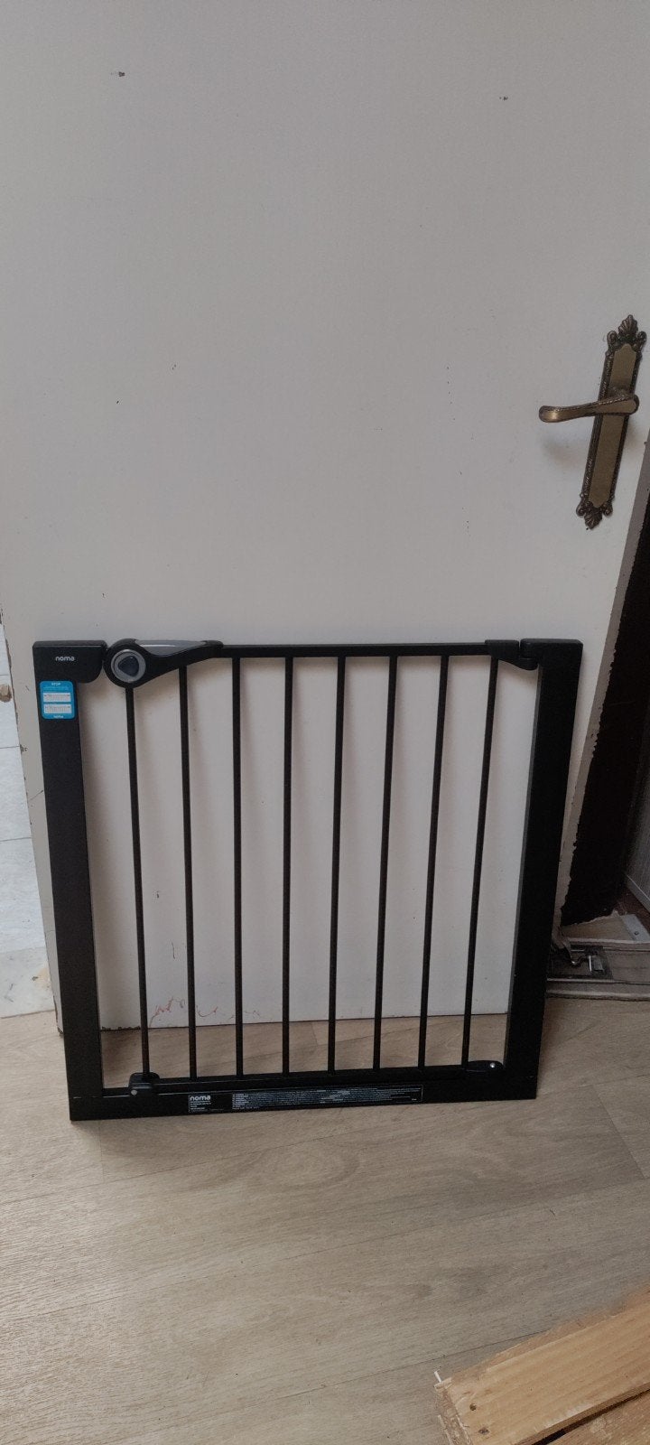 Noma Veiligheidshekje - Zwart metaal 70 cm, Ophalen, Gebruikt, Klemhekje, Metaal of IJzer