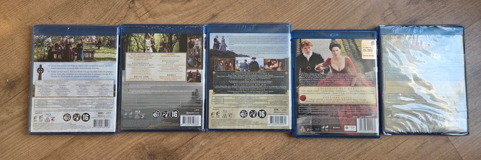 Outlander Seizoen 1-5 Blu-ray Boxset - Nieuw in verpakking, Cd's en Dvd's, Blu-ray, Engels, Vanaf 16 jaar, Boxset, Ophalen of Verzenden