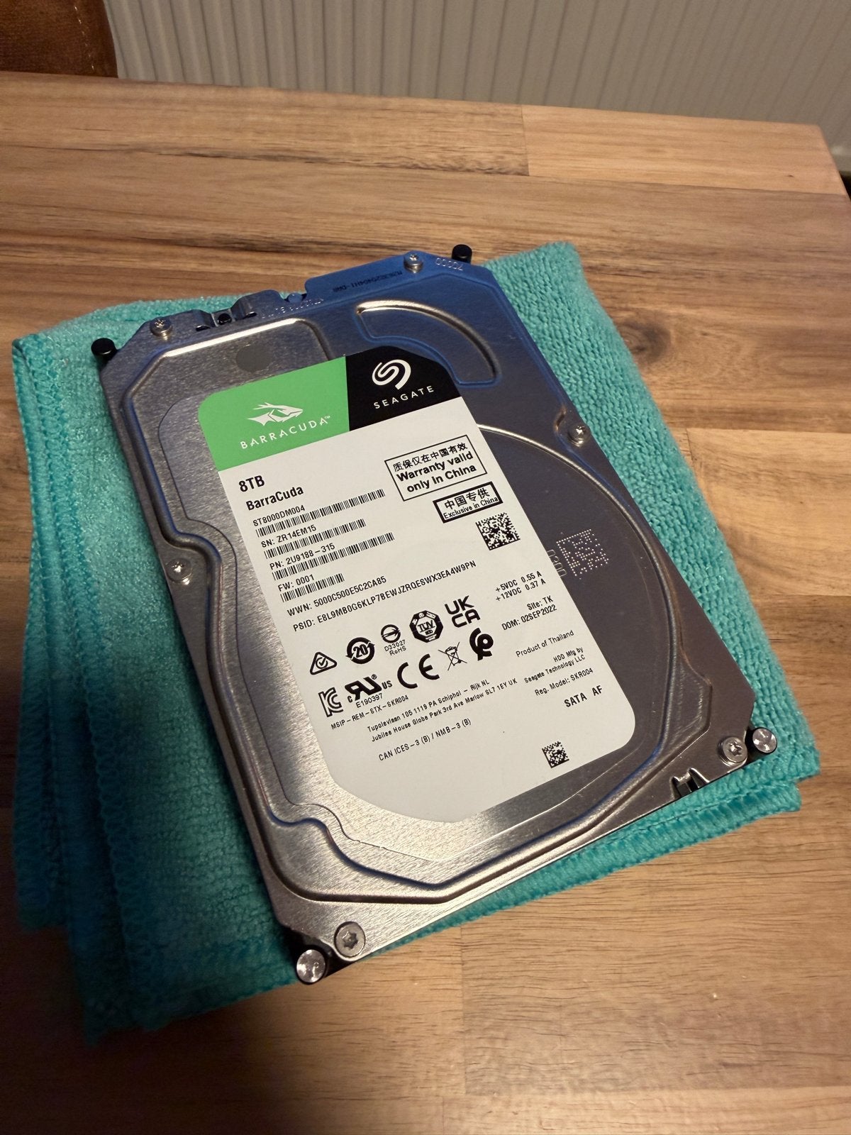 Seagate Barracuda 8TB HDD - Interne Harde Schijf, Intern, Ophalen of Verzenden, Zo goed als nieuw, Desktop