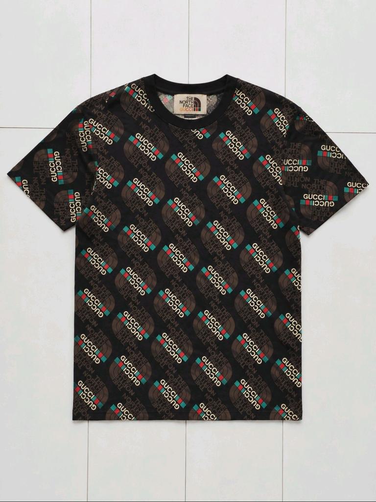 The North Face x Gucci T-shirt, Kleding | Heren, T-shirts, Zwart, The North Face x Gucci, Ophalen of Verzenden, Zo goed als nieuw