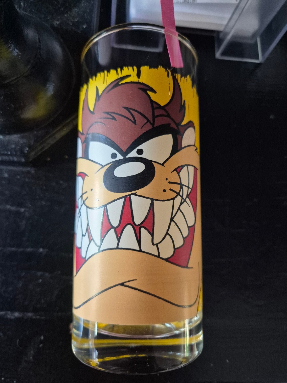 Vintage Looney Tunes Taz glas - 1997 Warner Bros., Ophalen of Verzenden