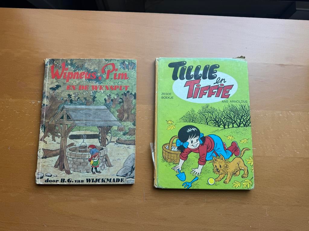 Wipneus en Pim & Tillie en Tiffie - Vintage Kinderboeken, Ophalen, Gelezen, Fictie algemeen