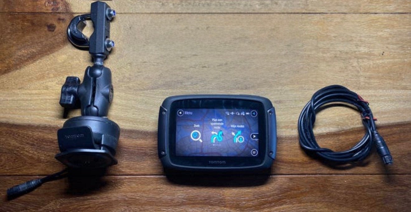Nieuwstaat TomTom Rider 550 navigatie tbv motor of auto !!!, Ophalen of Verzenden, Zo goed als nieuw