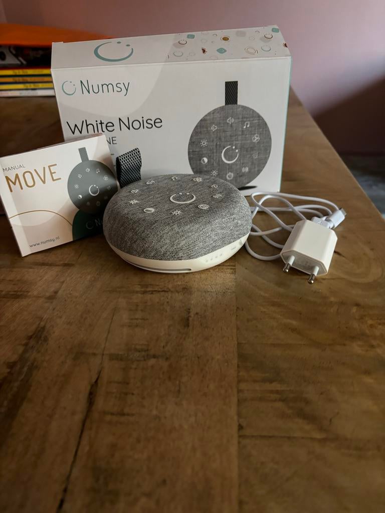Numsy White Noise Boxje - 40 Natuurgeluiden & Kleuren, Ophalen, Zo goed als nieuw