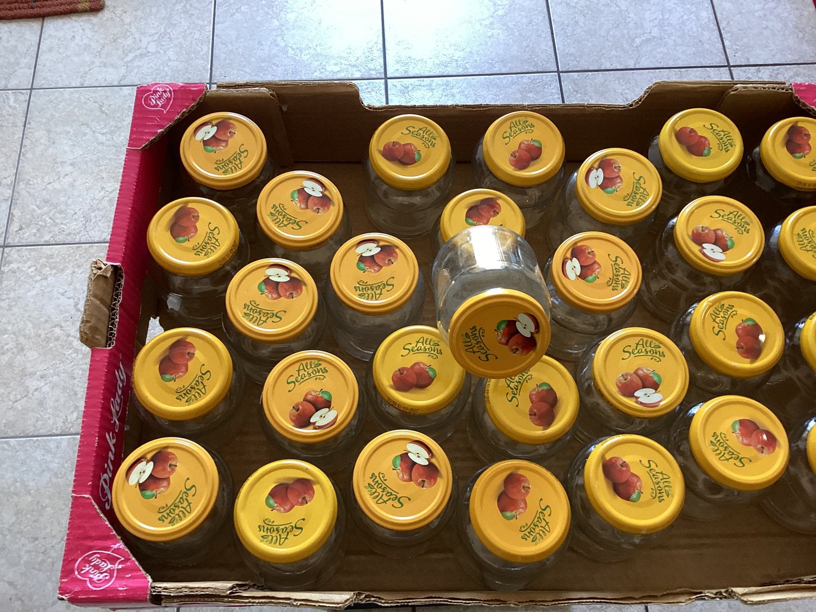 Glazen Potten, Ophalen, Gebruikt