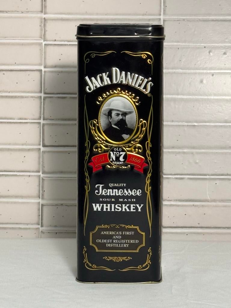Jack Daniel's Whiskey Blik - Decoratief Verzamelobject, Verzamelen, Blikken, Ophalen of Verzenden, Gebruikt, Overige, Overige merken