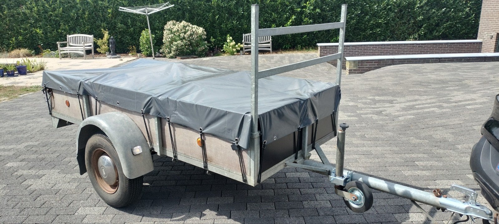 Enkelasser aanhanger, Auto diversen, Aanhangers en Bagagewagens, Ophalen, Zo goed als nieuw